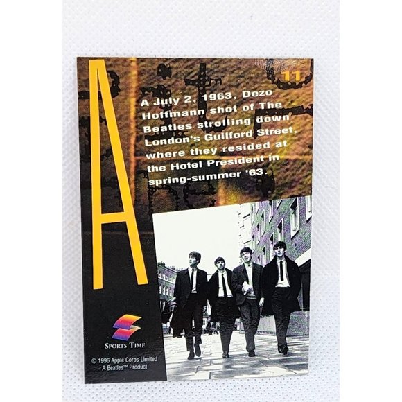 3 Vintage 1996 Apple Corps Limited Beatles Collectible Trading Card Bundle - Picture 8 of 16